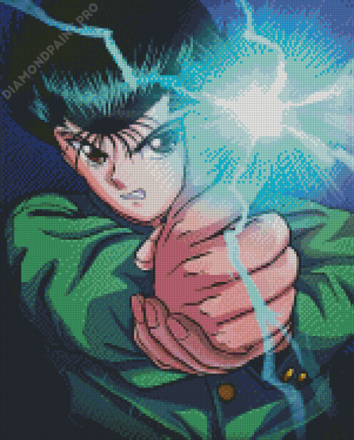 Yusuke Urameshi Yuyu Hakusho Character Diamond Painting