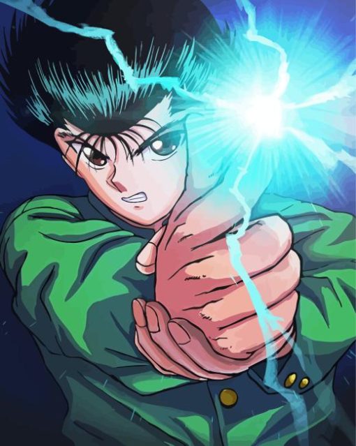 Yusuke Urameshi Yuyu Hakusho Character Diamond Painting