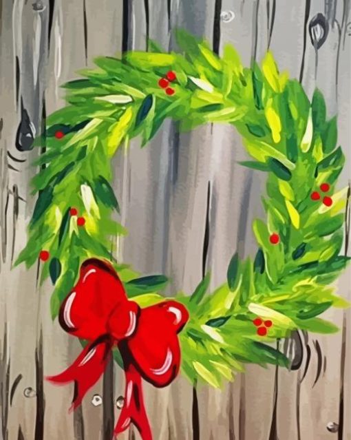 Christmas Wreath Diamond Painting