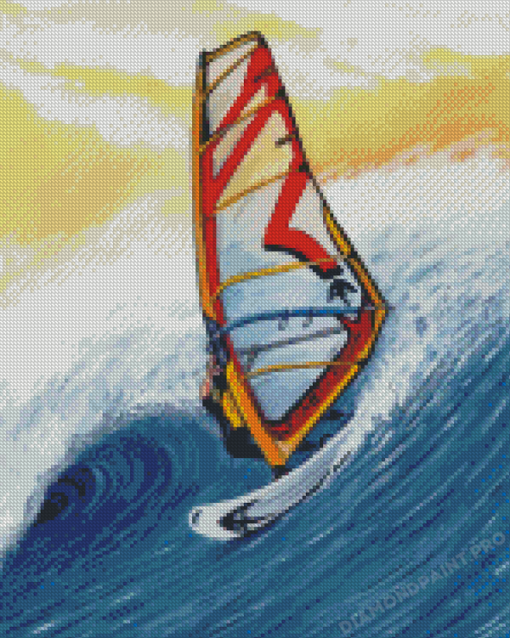 Ocean Windsurfing Diamond Paintings