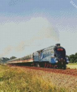 A4 Mallard Train Diamond Painting