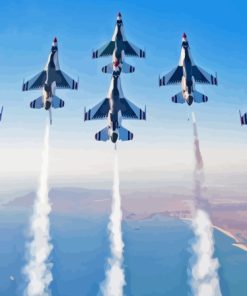 Air Force Thunderbirds Show Diamond Painting