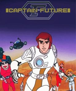 Capitaine Flam Anime Poster Diamond Painting