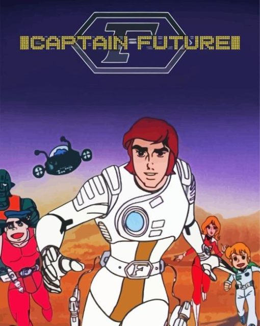 Capitaine Flam Anime Poster Diamond Painting