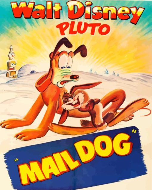 Disney Pluto Poster Diamond Painting