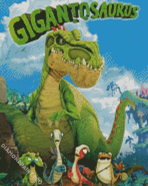 Gigantosaurus Poster Diamond Painting