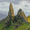 Old Man Of Storr Rocky Hill Diamond Painting