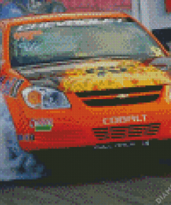 Orange Chevrolet Cobalt Diamond Painting