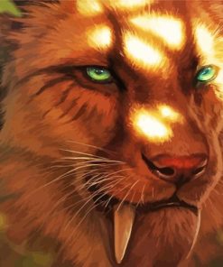 Saber Toothed Cat Diamond Painting