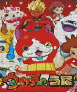 Yo Kai Watch Anime Poster Diamond Painting