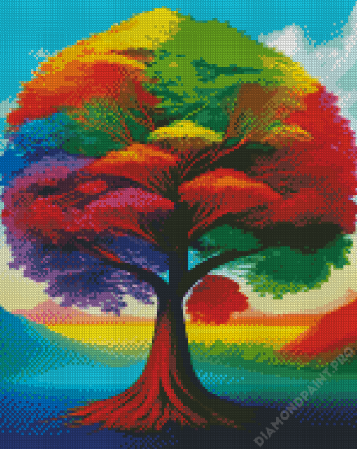 Colorful Tree Diamond Painting