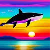 Cool Killer Whale Diamond Painting