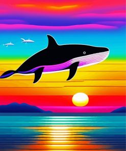 Cool Killer Whale Diamond Painting