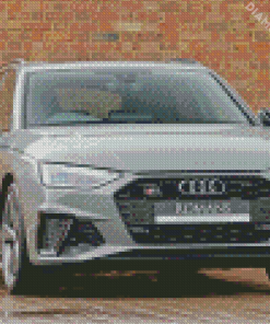 gray Audi S4 Car Diamond Painting