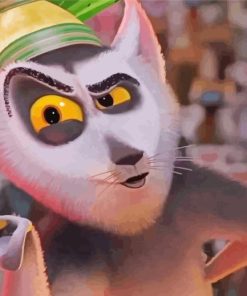 King Julien Diamond Painting