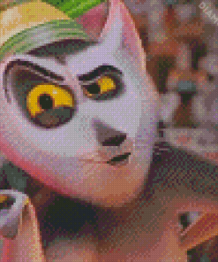 King Julien Diamond Painting