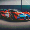 Red Race Car Diamond Painting