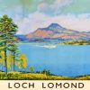Vintage Loch Lomond Poster Diamond Painting