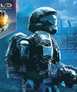Halo 3 Odst Game Poster Diamond Painting
