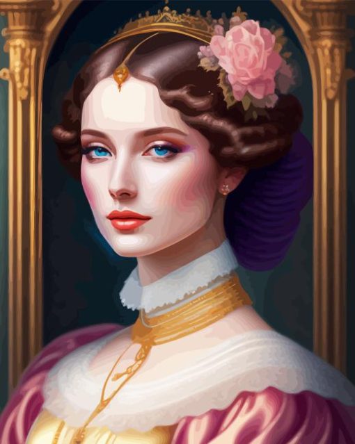 Regency Lady Diamond Painting