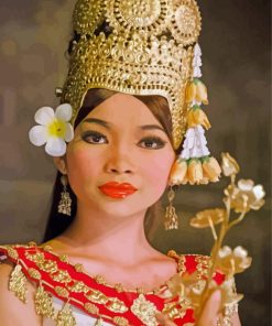 Beautiful Khmer Dancer Diamond Painting