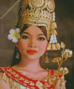 Beautiful Khmer Dancer Diamond Painting