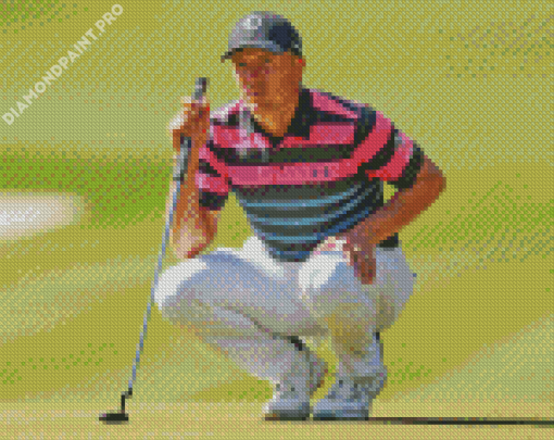 Jordan Spieth Golf Player Diamond Painting
