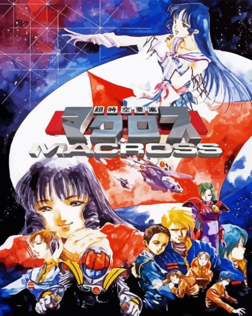Macross Anime Poster Diamond Painting