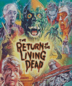 Return Of The Living Dead Poster Diamond Painting