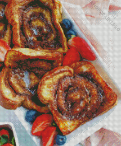 Cinnamon Swirl French Toast Diamond Painting