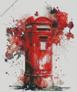 Abstract Post Box Diamond Painting