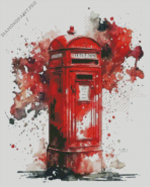 Abstract Post Box Diamond Painting