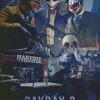 Action Game Payday 2 Diamond Painting