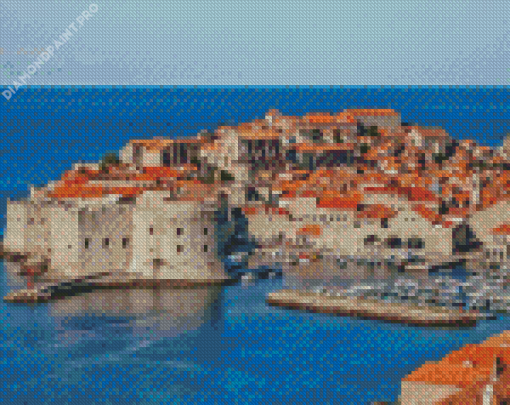 Adriatic Sea Dubrovnik Diamond Painting