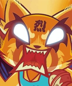 Angry Aggretsuko Diamond Painting