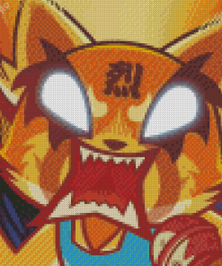 Angry Aggretsuko Diamond Painting