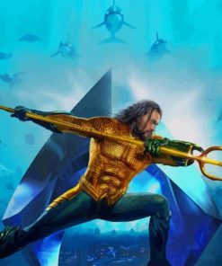 Aquaman Jason Momoa Diamond Painting