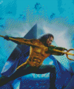 Aquaman Jason Momoa Diamond Painting