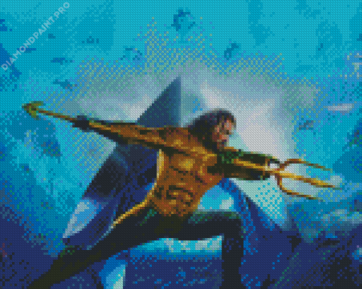 Aquaman Jason Momoa Diamond Painting