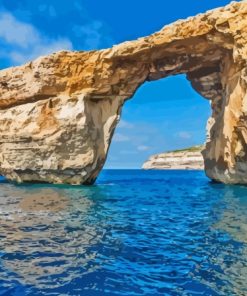 Azure Window In Malta Diamond Painting