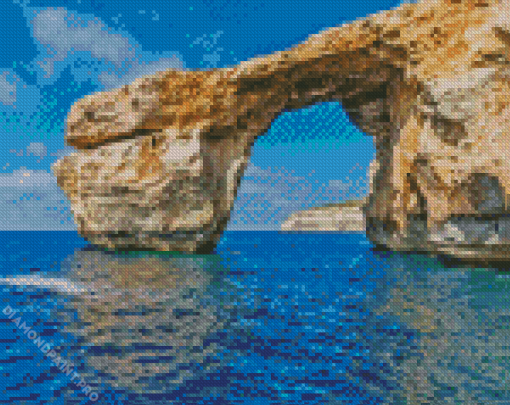 Azure Window In Malta Diamond Painting