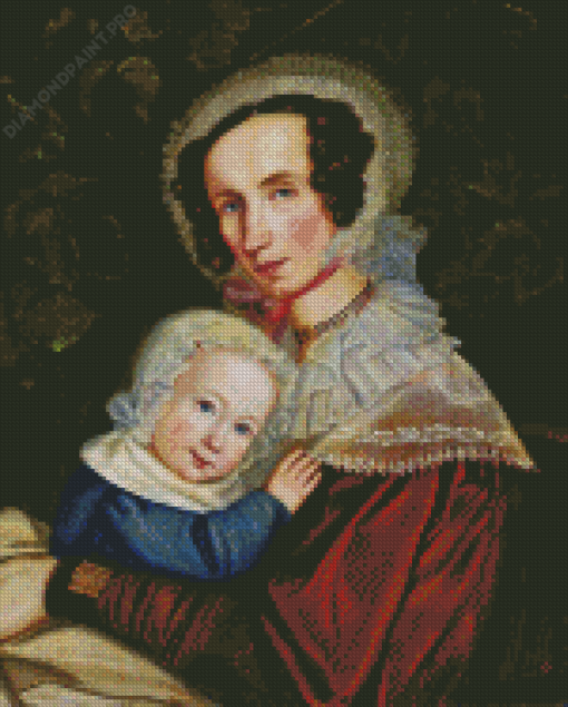 Baroness Reinthal With Her Daughter Diamond Painting