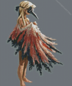 Bird Human Diamond Painting