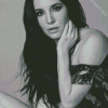 Black And White Martha Higareda Diamond Painting