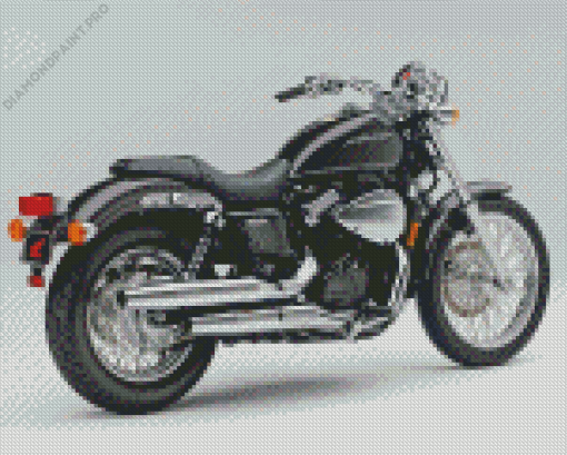 Black Honda Shadow Phantom Diamond Painting