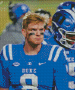 Blue Devils Football Team Players Diamond Painting