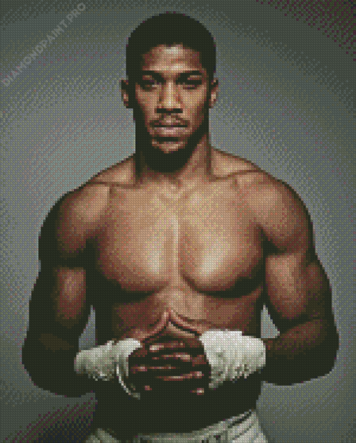 British Boxer Anthony Joshua Diamond Painting