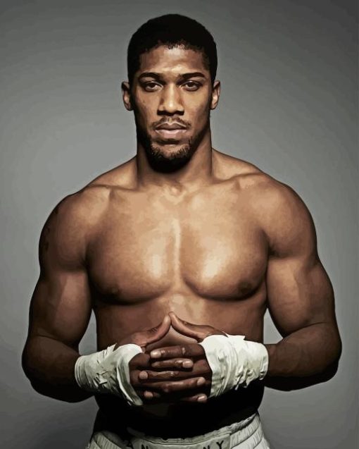 British Boxer Anthony Joshua Diamond Painting