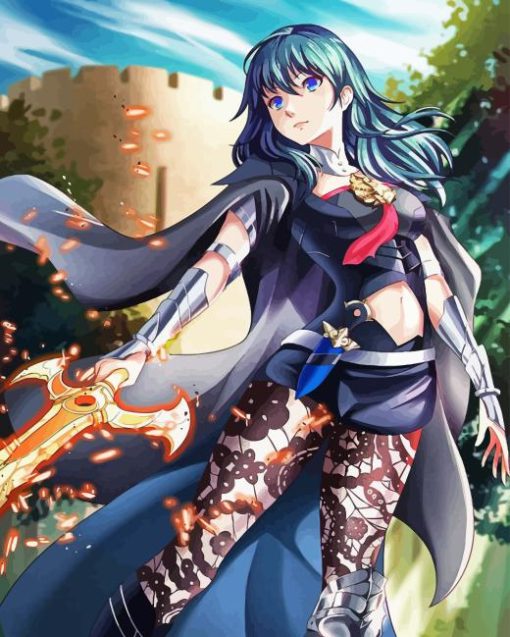 Byleth Fire Emblem Diamond Painting