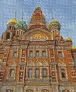 Cathedral Of The Savior On Blood Diamond Painting